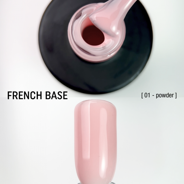 Камуфлирующая база French Base 15ml  №01 - powder