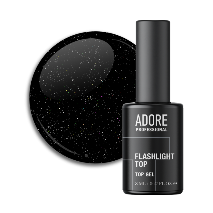 Светоотражающий топ FLASHLIGHT TOP 8ml  №01 - silver
