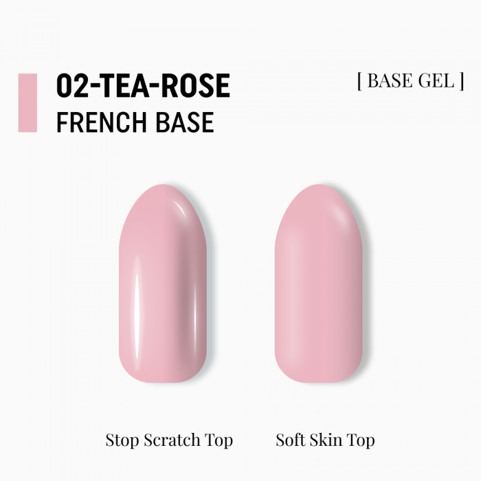 Камуфлирующая база French Base 15ml  №02 - tea rose