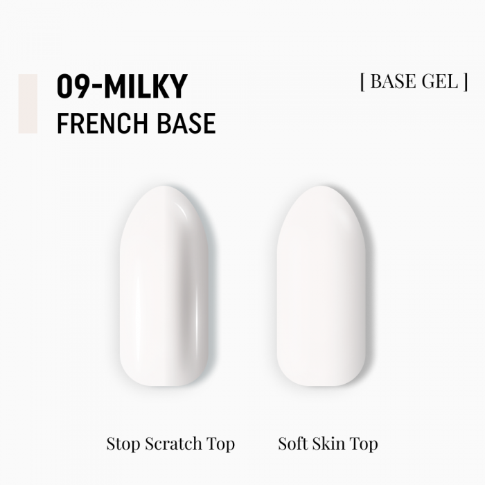 Камуфлирующая база French Base 15ml  №09 - milky