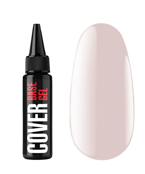 Камуфлирующее базовое покрытие с тонким носиком Cover Base Gel 15, 30 мл