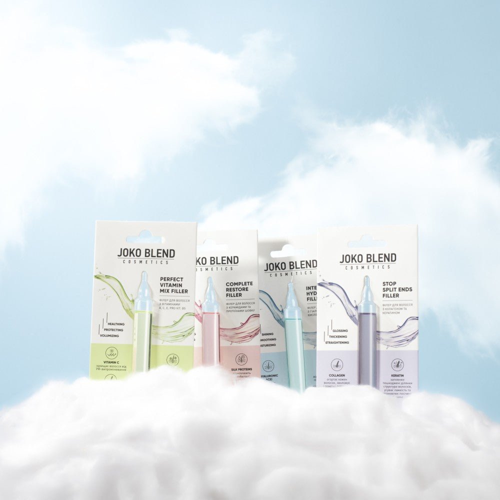 Филлер для волос с кератином и коллагеном Stop Split Ends Filler Joko Blend 10 мл