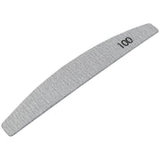 №177 Сменный файл "Полумесяц" 100 грит (цвет: серый, размер 178/28 мм), 25шт/уп