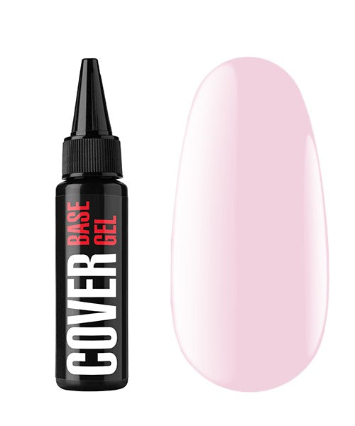 Камуфлирующее базовое покрытие с тонким носиком Cover Base Gel 17, 30 мл