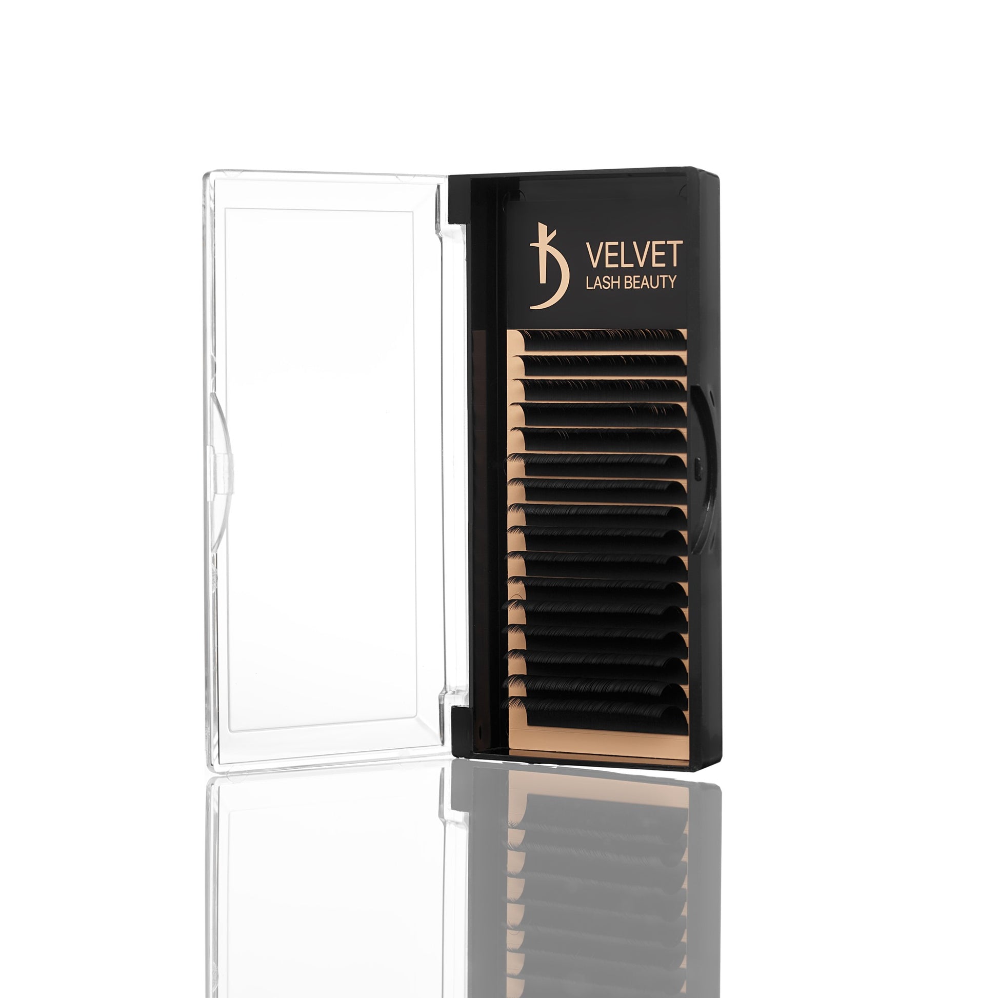 Ресницы для наращивания Velvet Lash Beauty 0.07 D 