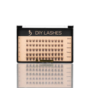 Накладные ресницы DIY LASHES 01B C 0,07 (8 mm - 2,