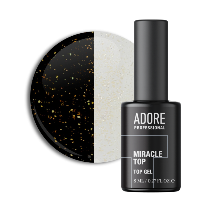 Топ с блестками MIRACLE TOP 8ml  №07 - golden shimmer