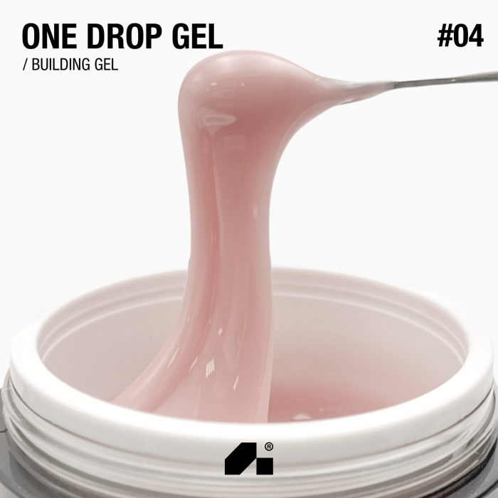 Густой гель для наращивания ногтей one Drop Gel 30g  №04 muted rose