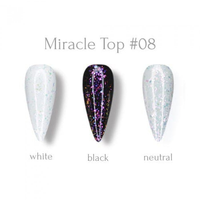 Топ с хлопьями Юки MIRACLE TOP 8ml  №08 - pink yuki